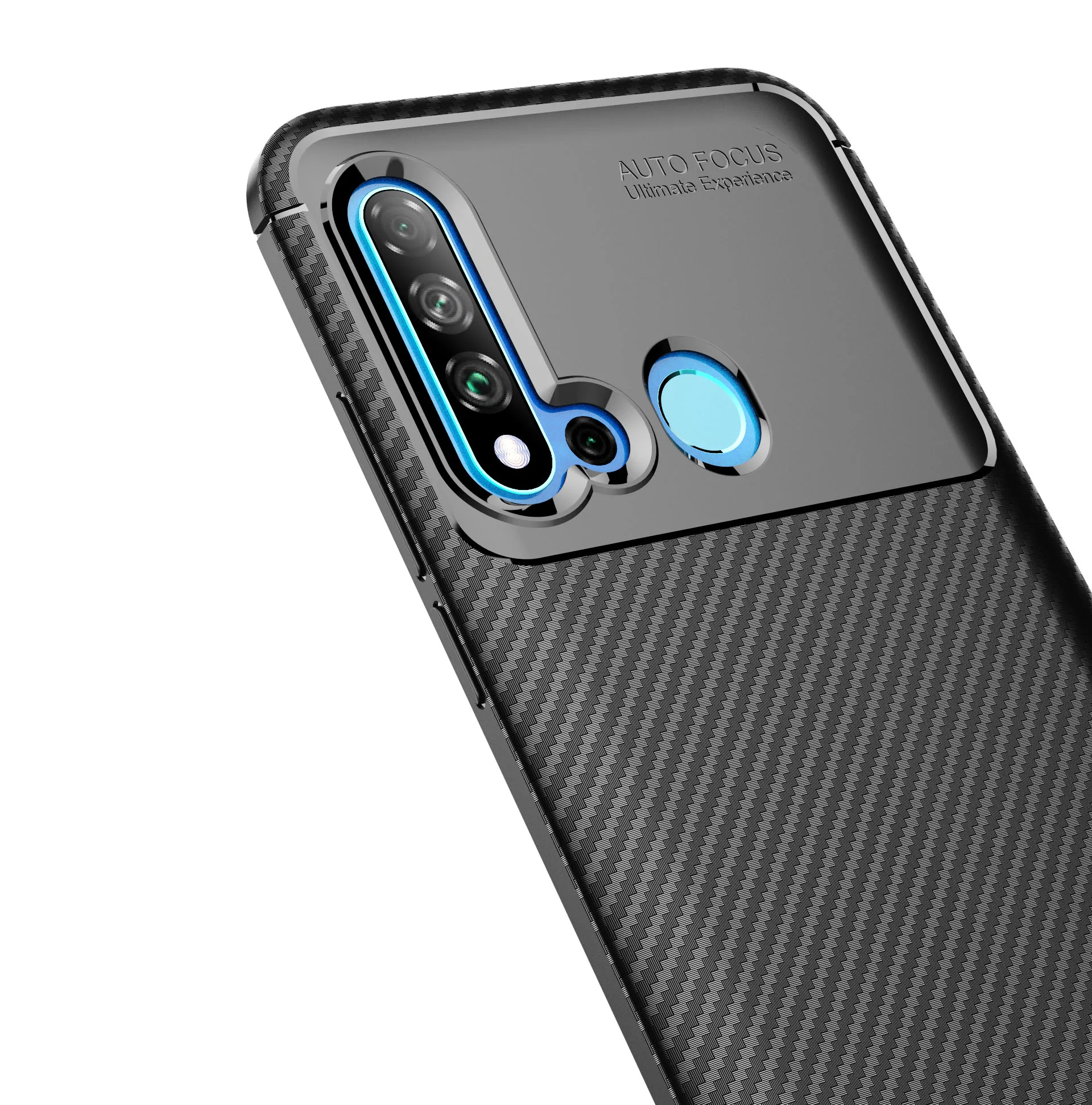 Luxury Shockproof Business TPU soft silicone Armor Protective Back Cover For Huawei P20 Lite 2019 Case Phone Shell Coque Cases | Мобильные