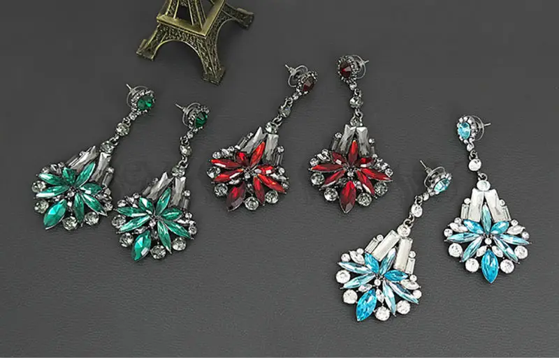 Женские длинные серьги кристалл VEYO роскошные высокого качества|jewelry making earring|jewelry