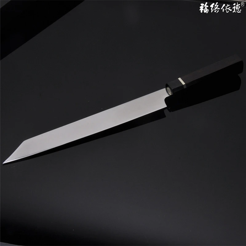 

24 30cm Japanese Kiritsuke Kitchen Knife German 1.4116 Stainless Steel Japan Sashimi Sushi Fish Salmon Fillet Chef Knife 5.1.3G