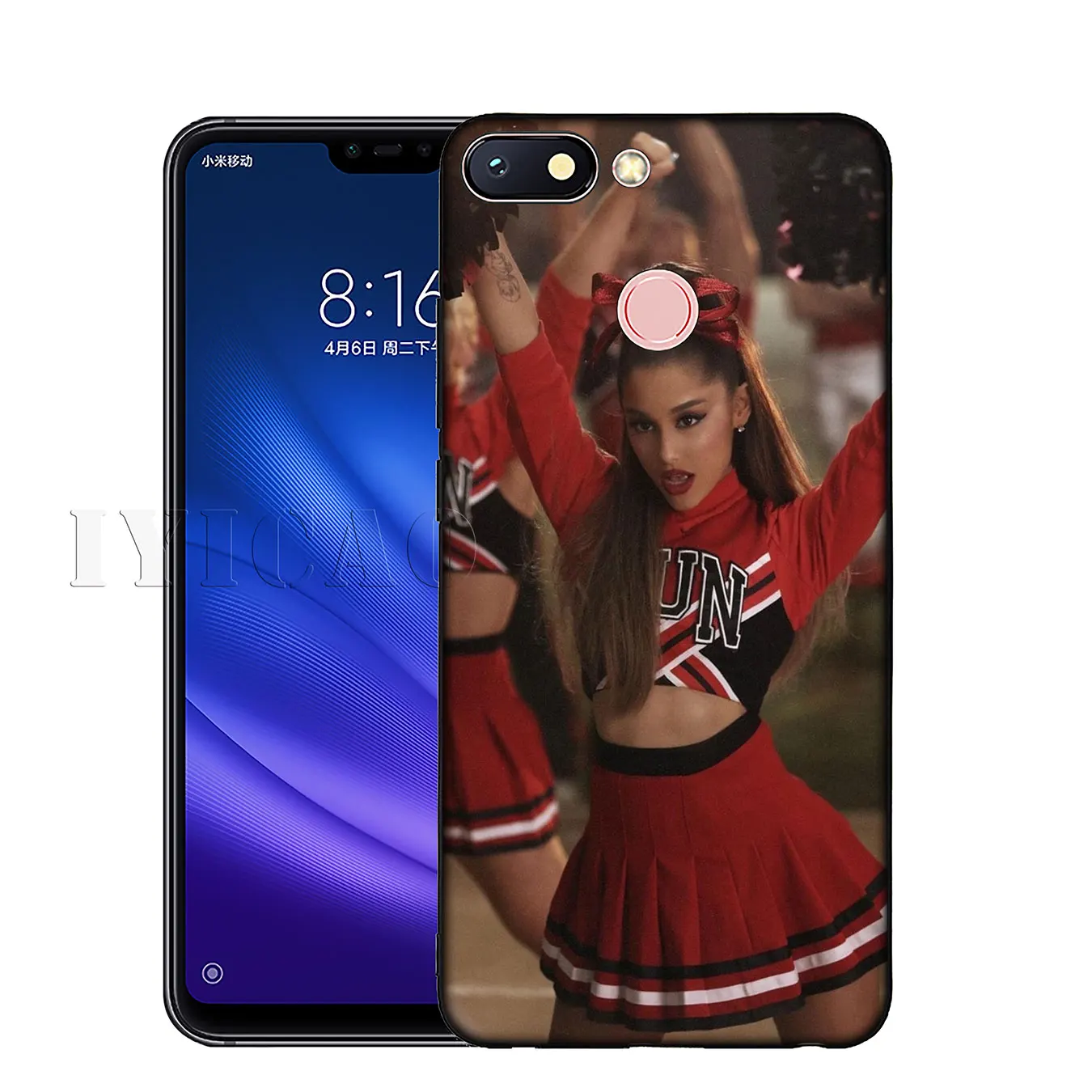 IYICAO Sexy hot Ariana Grande Ultrathin Novelty Fundas Soft Case for Xiaomi Redmi K30 K20 8A 7A 6A 5A S2 GO Note 8 8T 7 5 6 Pro |