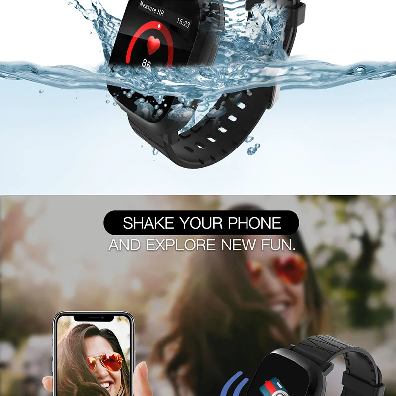 Wearpai M30 Цвет Экран умные часы Для мужчин крови Давление Фитнес трекер сообщение