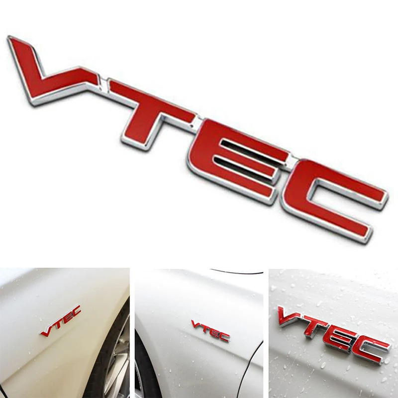JX LCLYL металлический VTEC логотип кузова автомобиля эмблемы Стикеры Наклейка для Honda