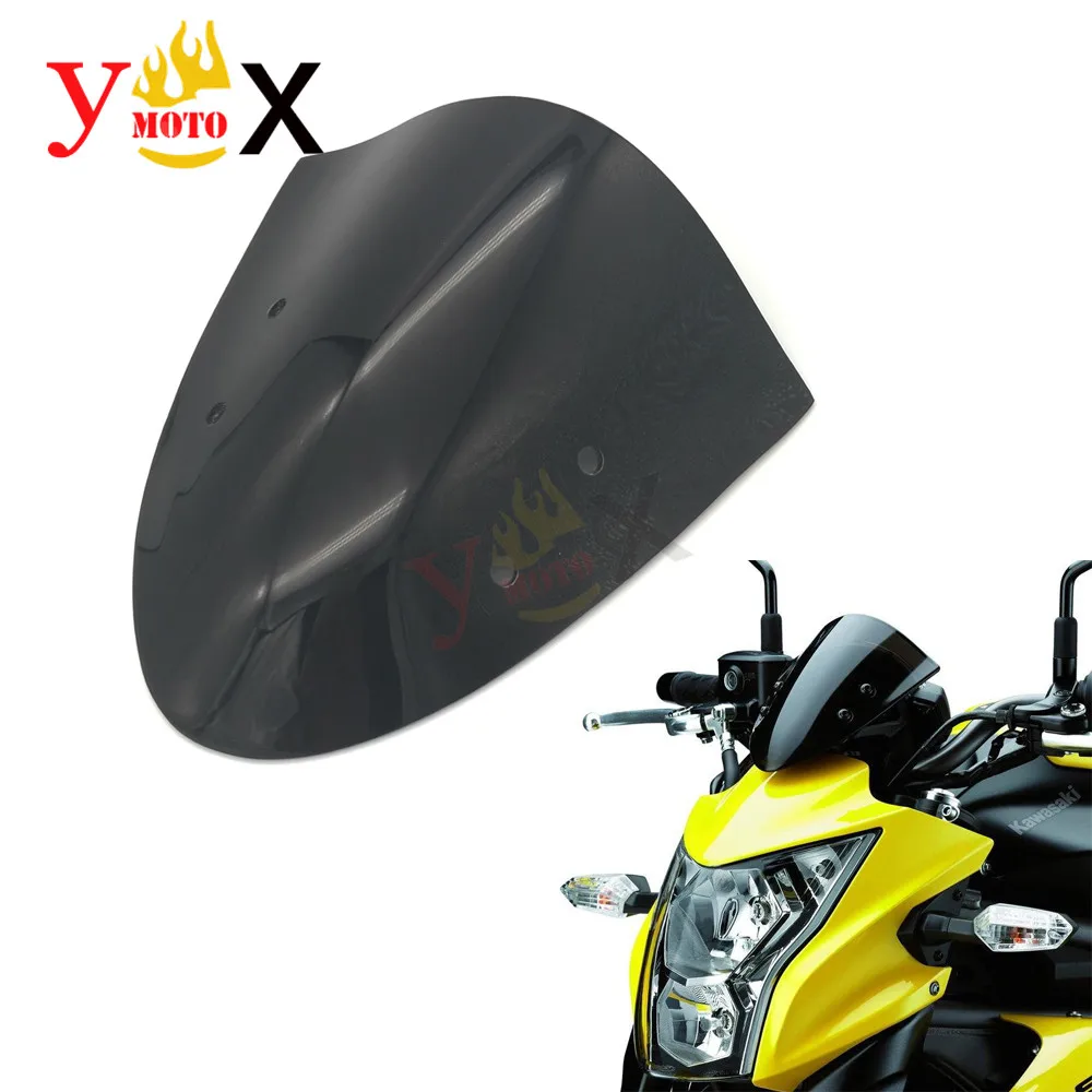 Мотоциклетный Черный ABS короткий черный ветровой экран лобовое стекло передняя