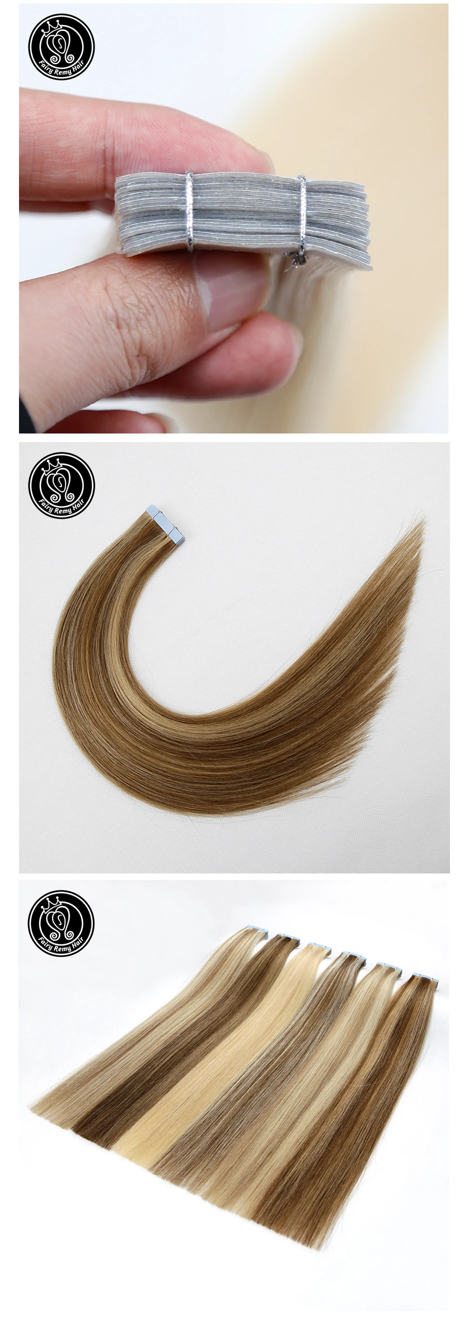 Феи remy волосы 2,0 г/шт. 1" настоящие Remy ленты в человеческие волосы для наращивания прямые Remy на силиконовый, невидимый PU Weft расширение