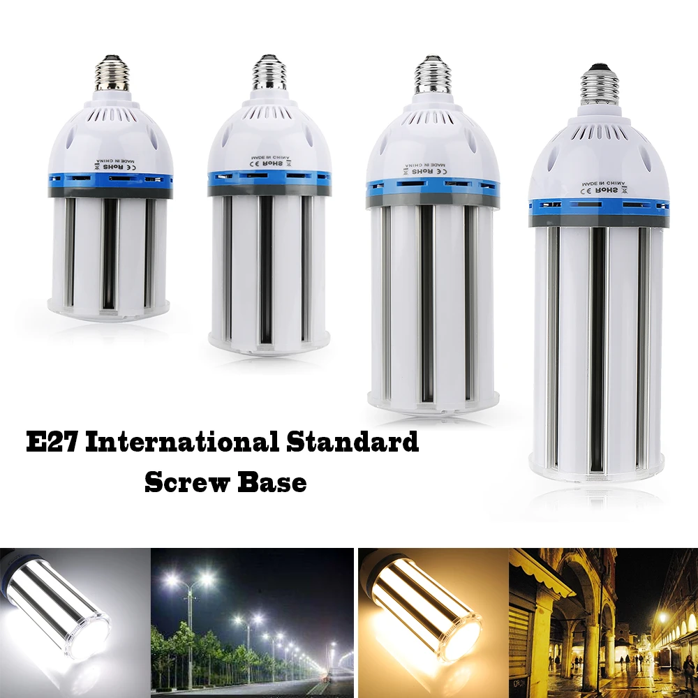 

LED Corn Light 30W 40W 50W 60W LED Lamp E27 E40 Corn Bulb Warm/Cool White AC85-265V for Factory Warehouse Square Lighting