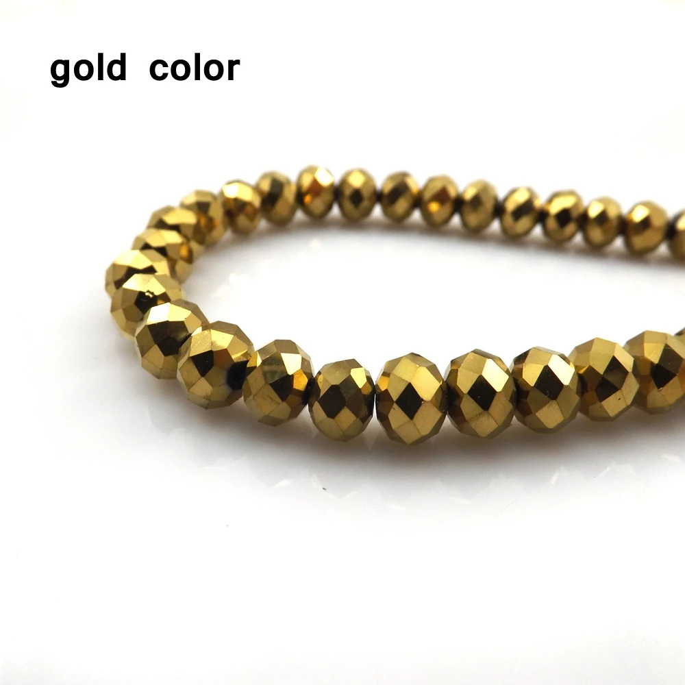 Новое поступление 6 мм граненые хрустальные бусины в форме колеса для браслетов