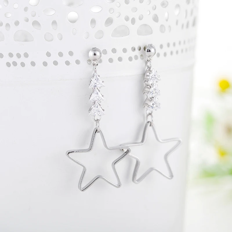 Корейские длинные Подвески со звездами из вас простые украшения дизайнерские