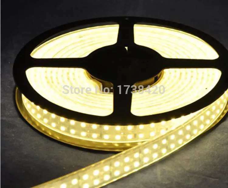 Бесплатная доставка 20 метров двухрядные светодиодные ленты 3528 DC12V 240