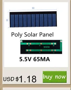 110*70 мм 9 в 1 Вт солнечная панель питания DIY микро маленький PV модуль аксессуары эпоксидная панель