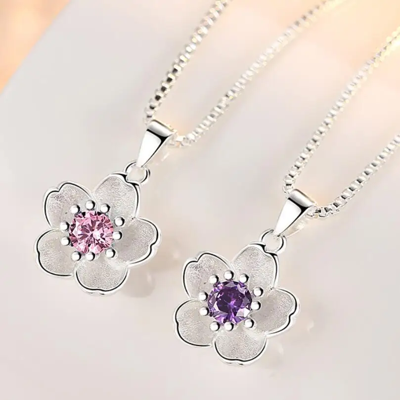 Fashion zircon cute peach pendant necklace female models | Украшения и аксессуары