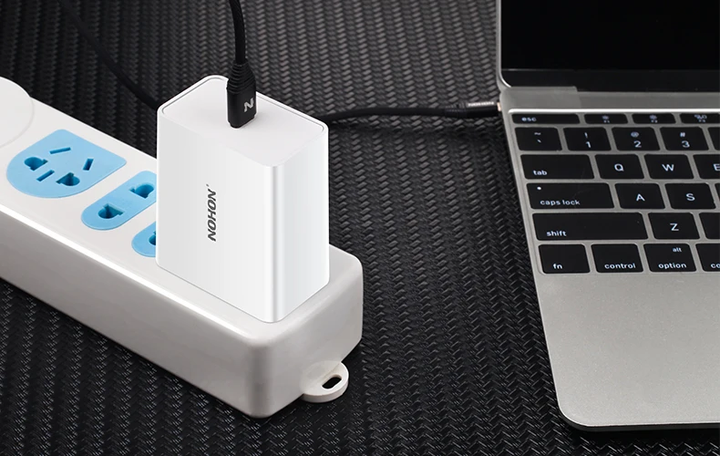 Nohon 45 W Тип usb C Зарядное устройство для iPhone X 8 плюс 8 MacBook быстро USB-C мобильного телефона PD Зарядное устройство Quick Charge для Galaxy S8 S9