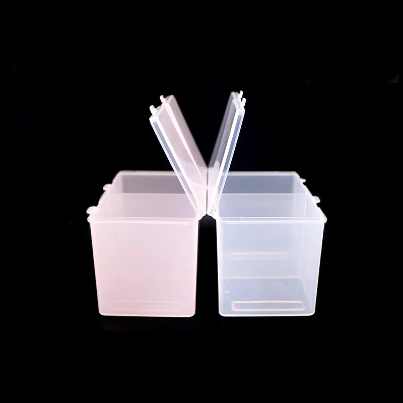 2 Grits Cotton Wash Towel Nail Art Container Plastic Rhinestone Jewelry Storage Box Organizer Manicure Tools | Красота и здоровье