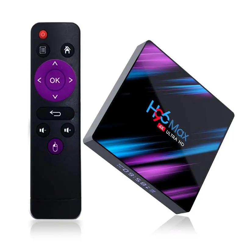 H96 Android ТВ приставка Макс 3318 ТВ приставка 2+ 16G/4+ 32G/4+ 64G Android 9,0 WiFi RK3328 Четырехъядерный 4K ТВ приставка GPU EU/US/UK/AU штекер
