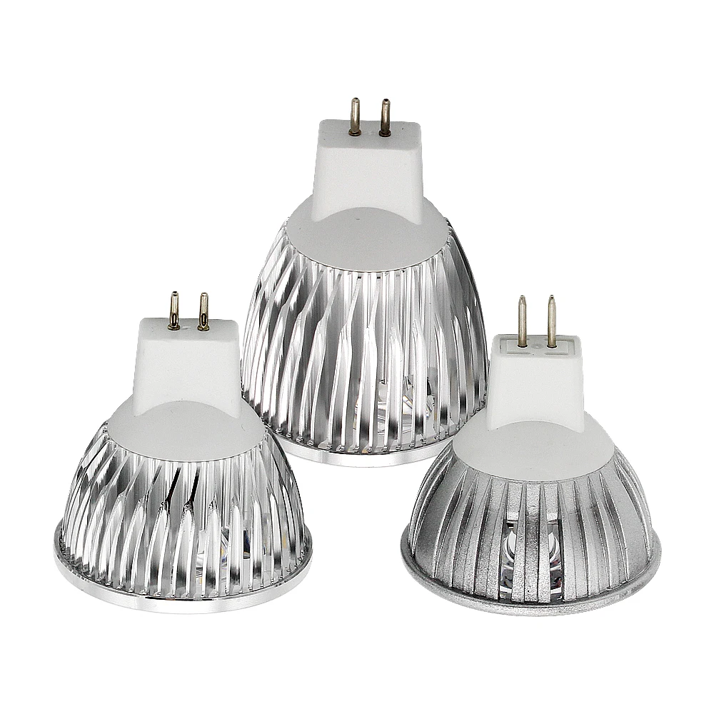 1 x MR16 Ampoule Светодиодный точечный светильник 3 Вт 4 5 AC DC 12 В лампа Bombillas с