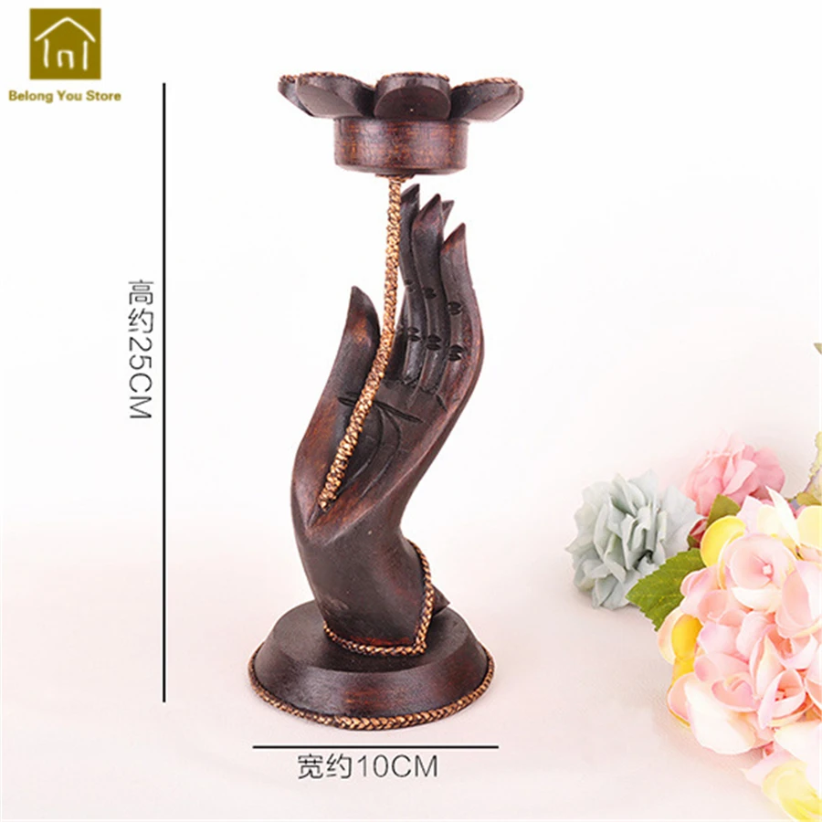 Свечи руки подсвечник современный Свадебные украшения Jaulas Decorativas Винтаж Mumluk подсвечник из дерева держатели JKL132