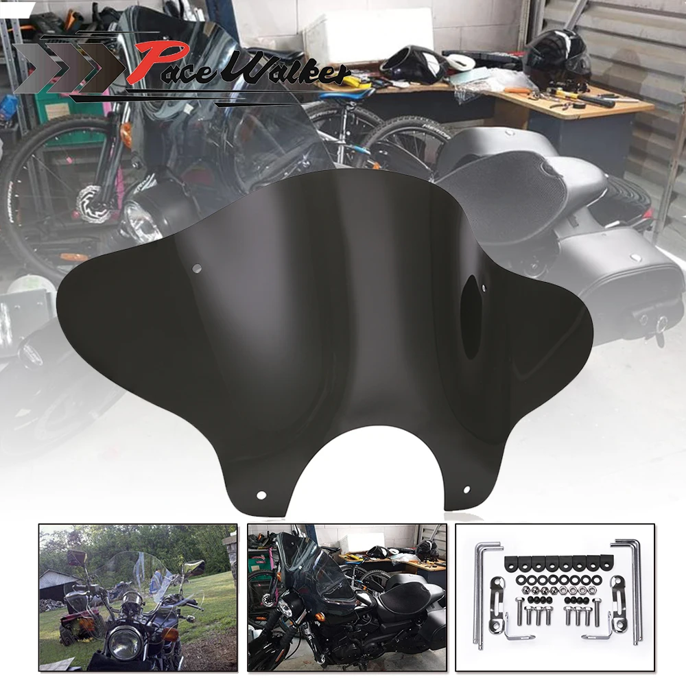 Новый мотоцикл высокого качества PC тонированное ветровое стекло крепление