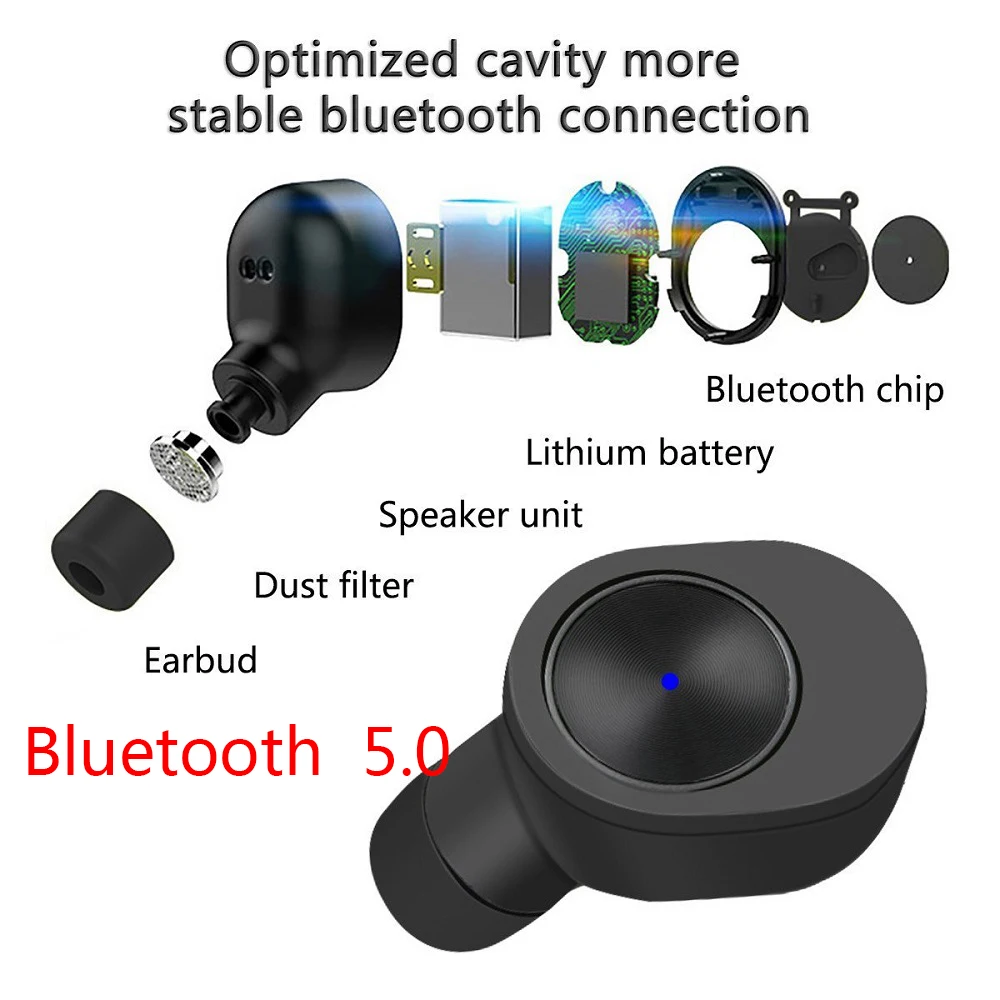 True TWS беспроводные наушники спортивные Bluetooth V5.0 наушники лучшие беспроводные наушники с микрофоном маленькая стерео гарнитура с защитой от пота