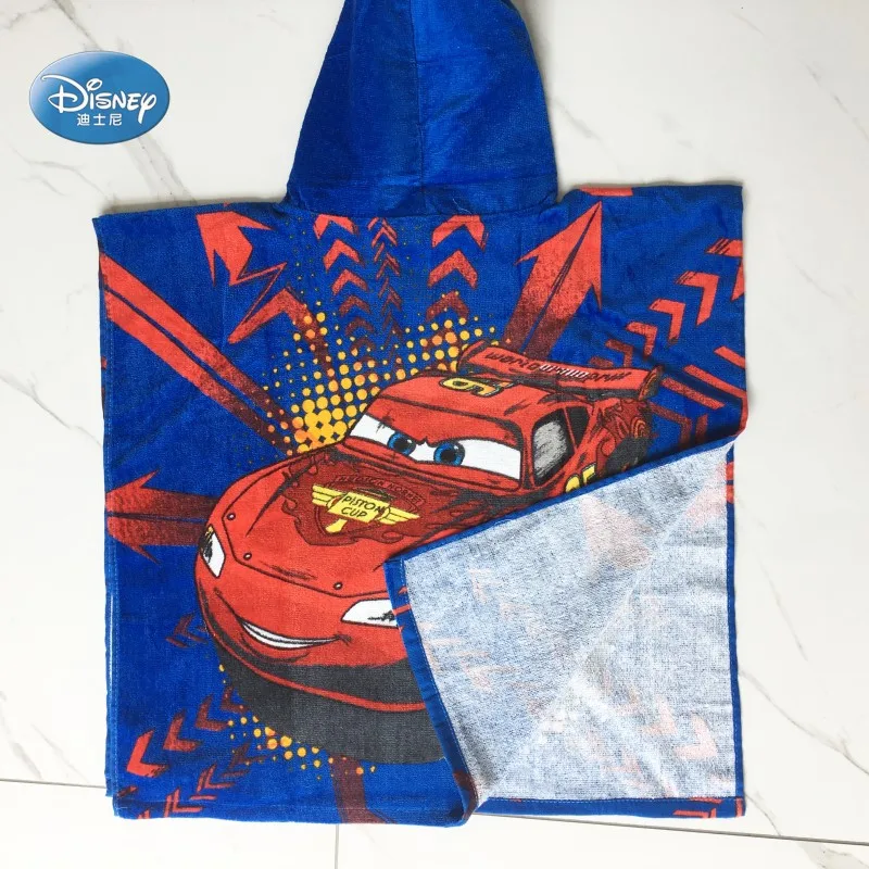 Disney 100% хлопок детское банное/пляжное полотенце с капюшоном для мальчиков малышей