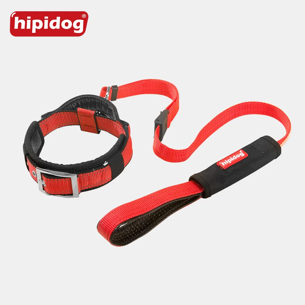 Регулируемый Светоотражающий ошейник Hipidog со встроенным поводком и