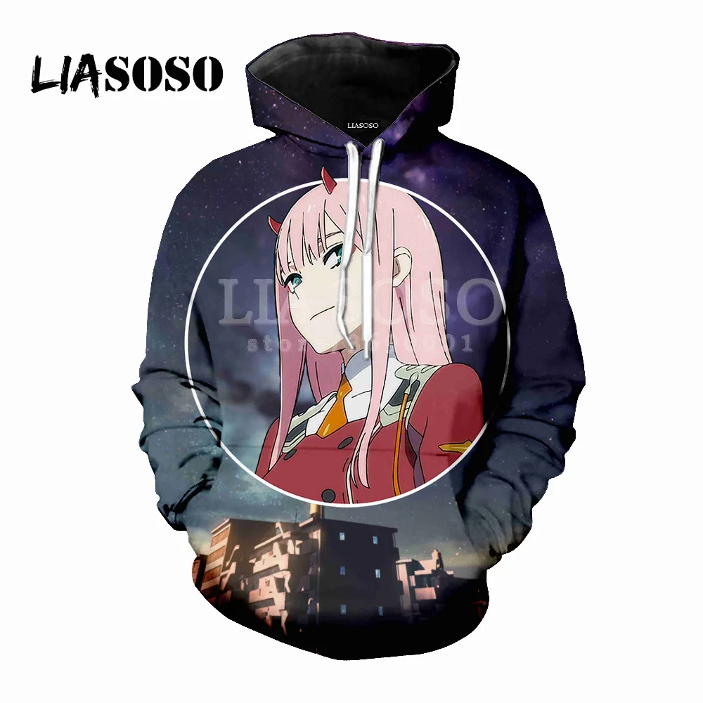 LIASOSO 2018 новинка Лидер продаж аниме для девочек мультфильм ноль два 3D принт