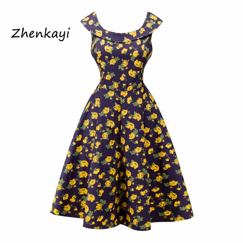 Женское винтажное платье с бантом летнее туника в стиле ретро рокабилли 1950 х 60