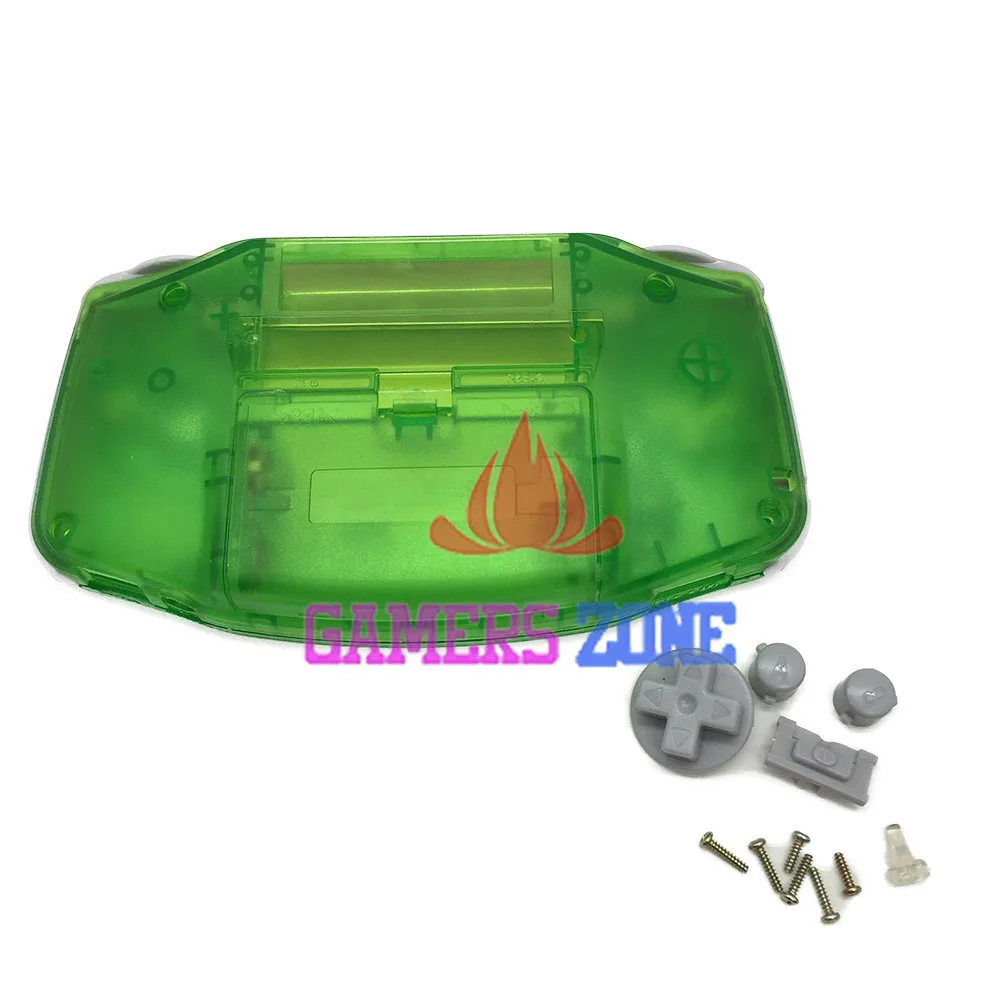 Защитный чехол для Nintendo Game Boy Advance прозрачный зеленый GBA|case for|case replacementcase me |