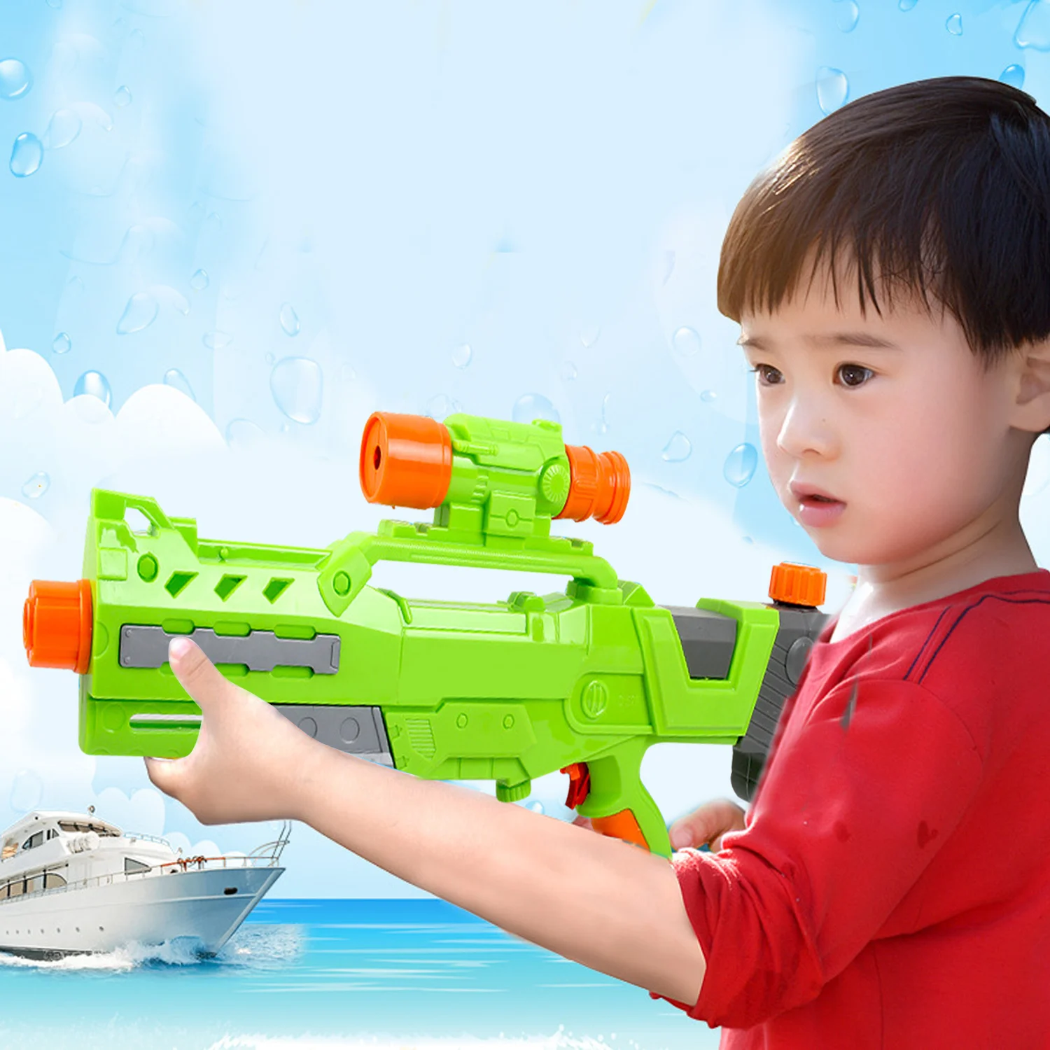 530 мл большая емкость для воды Soaker пистолет игрушка лета открытый бассейн пляж