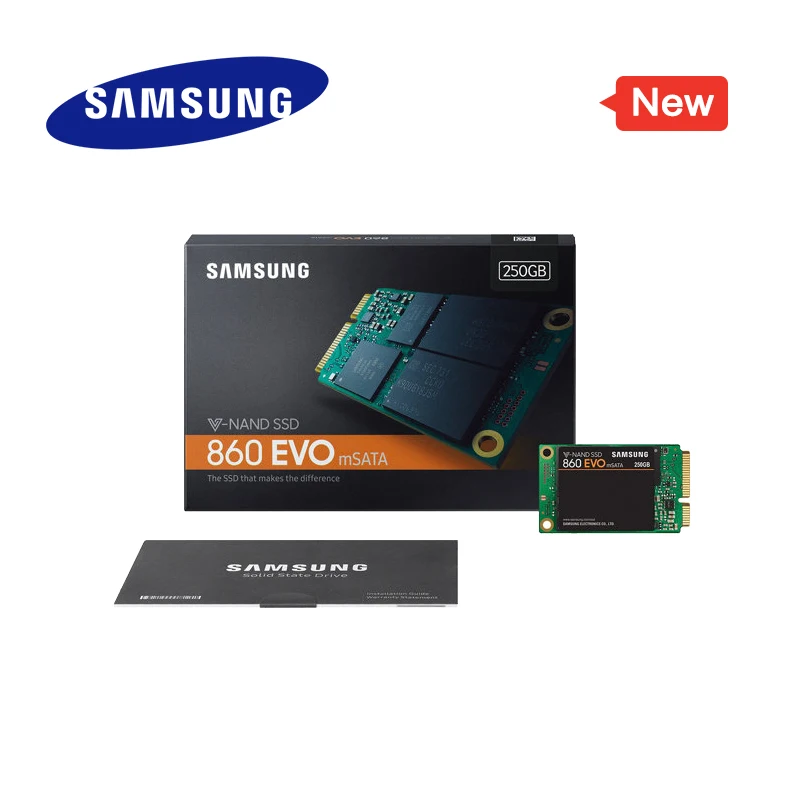 SAMSUNG SSD 250 г 500 860 EVO mSATA Внутренний твердотельный диск для ноутбуков настольных ПК