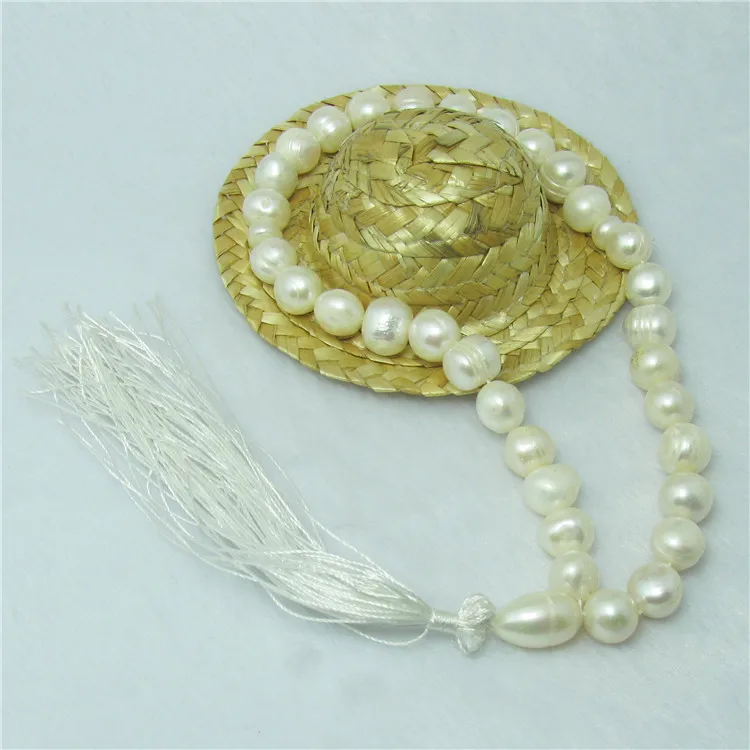 Мусульманские молитвенные Бусы Tasbih белые бусы с натуральным жемчугом 33