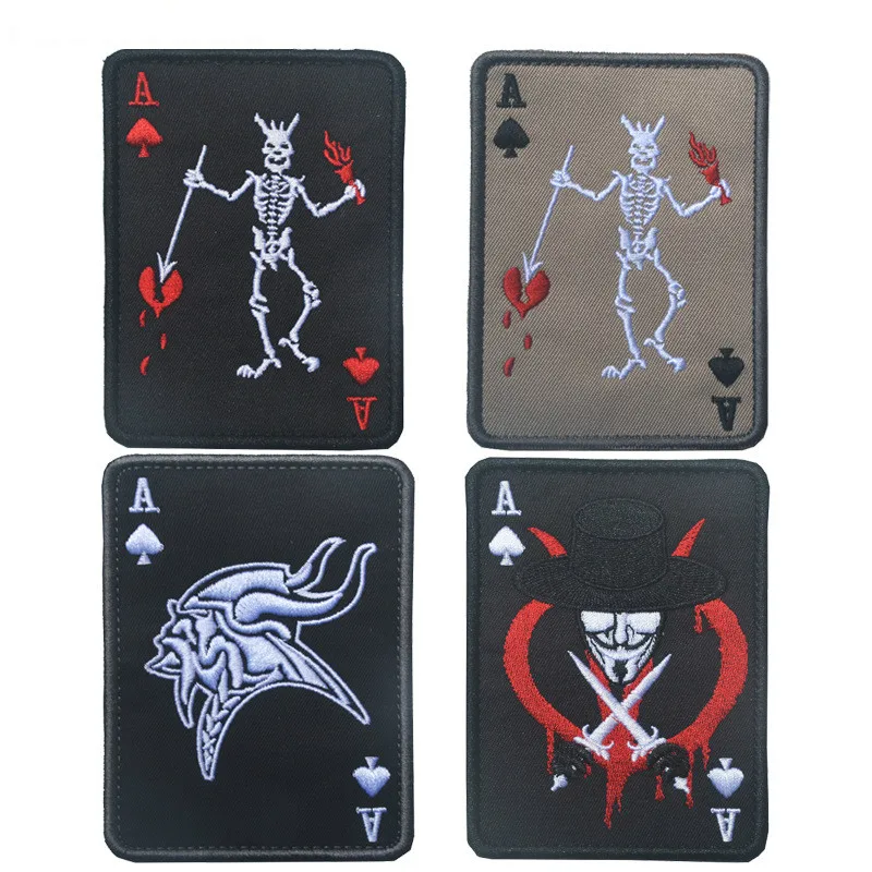 100% вышитый нашивка на нарукавную повязку для одежды сумки шляпы эполеты высокого