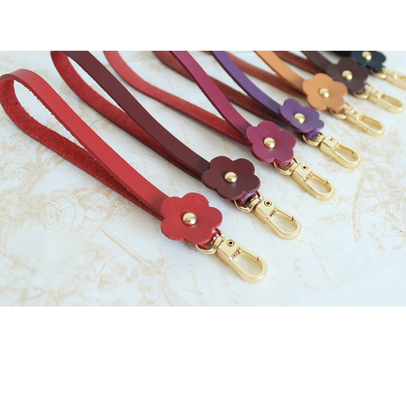 1 шт., натуральная кожа, 0,8*15,5 см, сменные короткие ремни, сумка, аксессуары, клатчи, браслет, сумка с ручкой, цветок