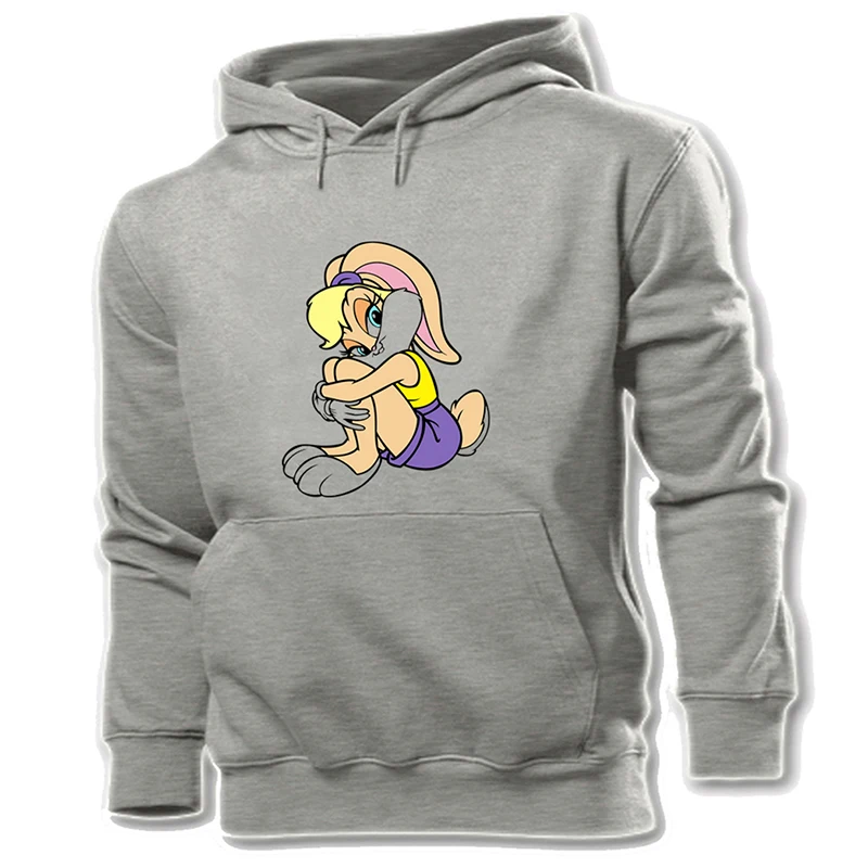 Забавная мультяшная птичка Твити, милый кролик баг и Черный кот Looney Tunes, Женская толстовка с капюшоном, пуловер с капюшоном - Цвет: YeWM1345G