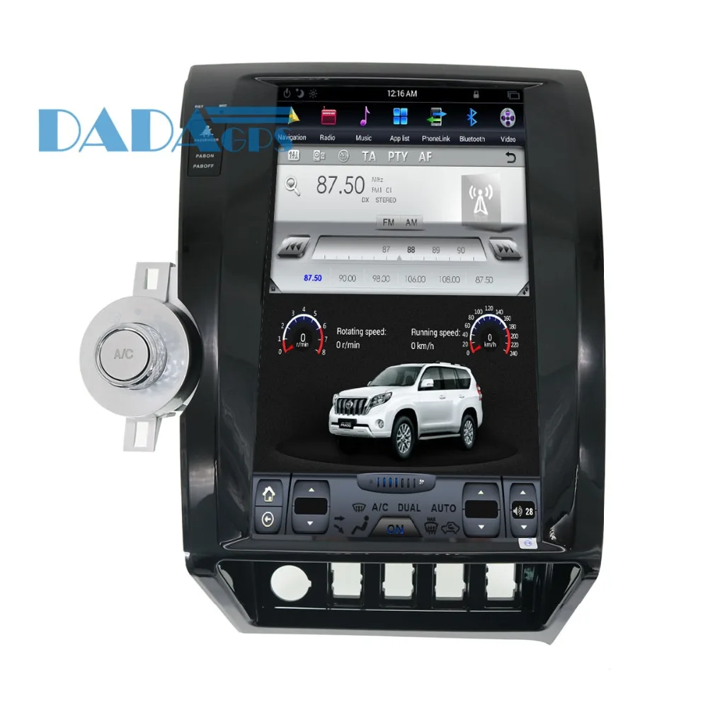13,6 дюймов Tesla Автомобильный gps навигатор для Toyota Tundra 2007-2013 головное устройство без DVD плеера стерео Мультимедиа 1 din радио Android