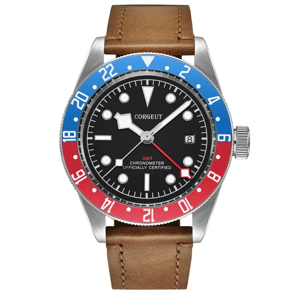 Часы мужские водонепроницаемые с сапфировым стеклом 41 мм | Наручные часы