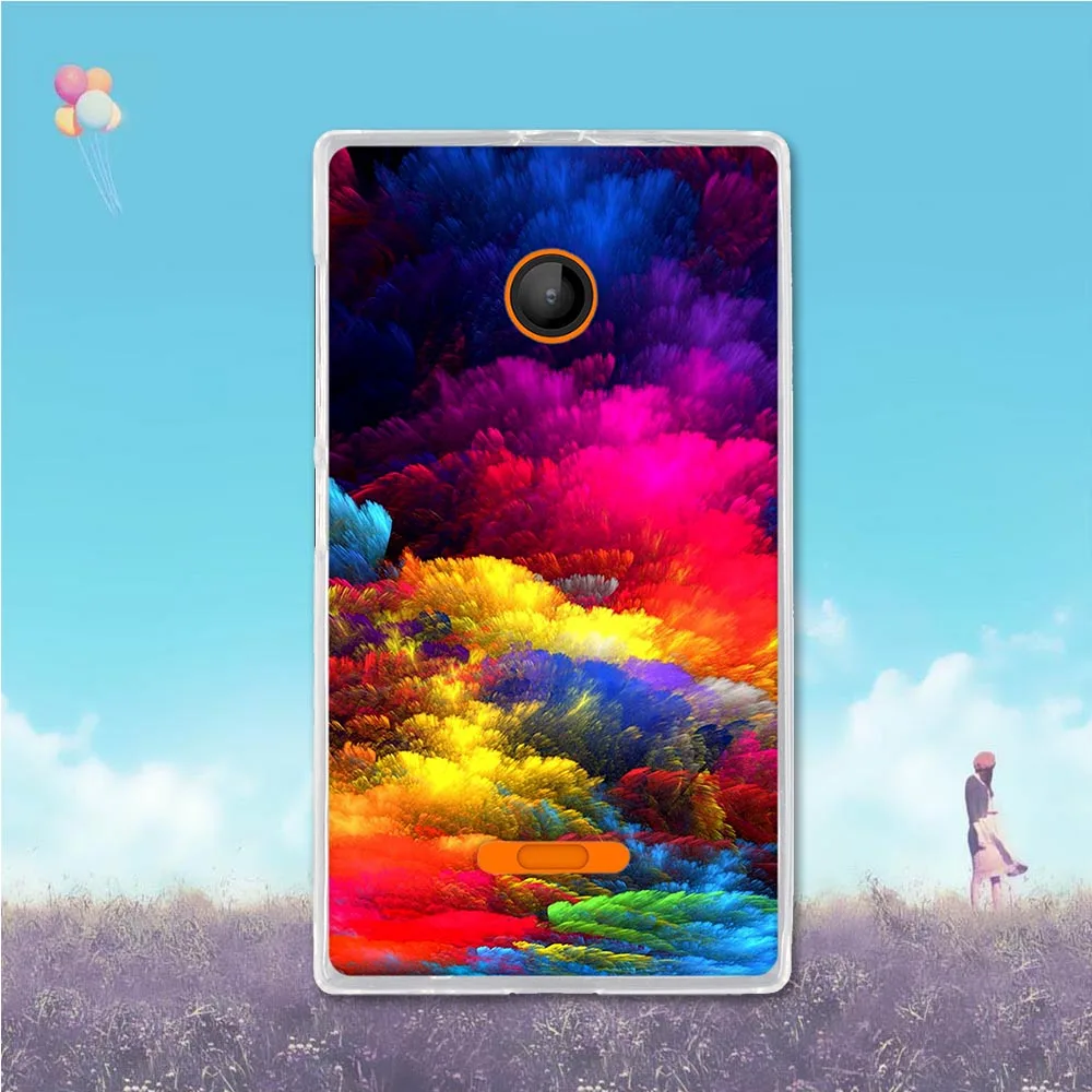 Чехол для Nokia N430 задняя крышка чехол с 3D рисунком Lumia 430 мягкий силиконовый из ТПУ
