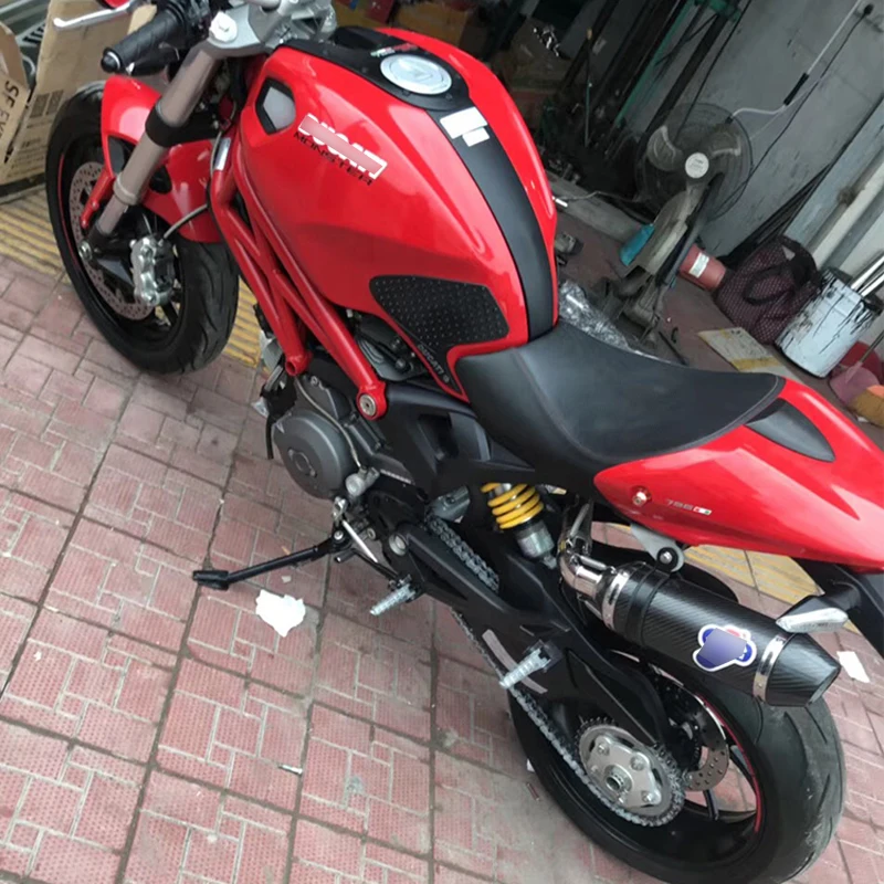 Левая Правая выхлопная труба для Ducati 695 696 795 796 1100 мотоциклетная средняя труба 51 мм углеродное волокно Escape slip on Hypermotard 796