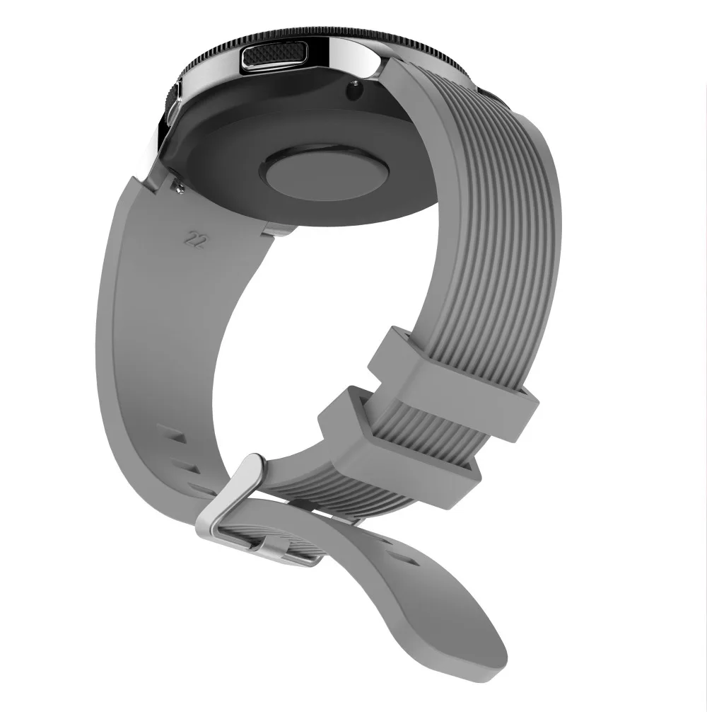 22 мм ремешок для часов для samsung galaxy Watch 46 мм gear S3 Frontier/классический спортивный силиконовый браслет для часов для huawei GT 2