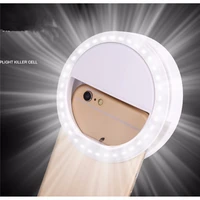 lady makeup mirror led mobile phone light cosmetic mirror 36pcs led beads photography light beauty tools for selfie fill light