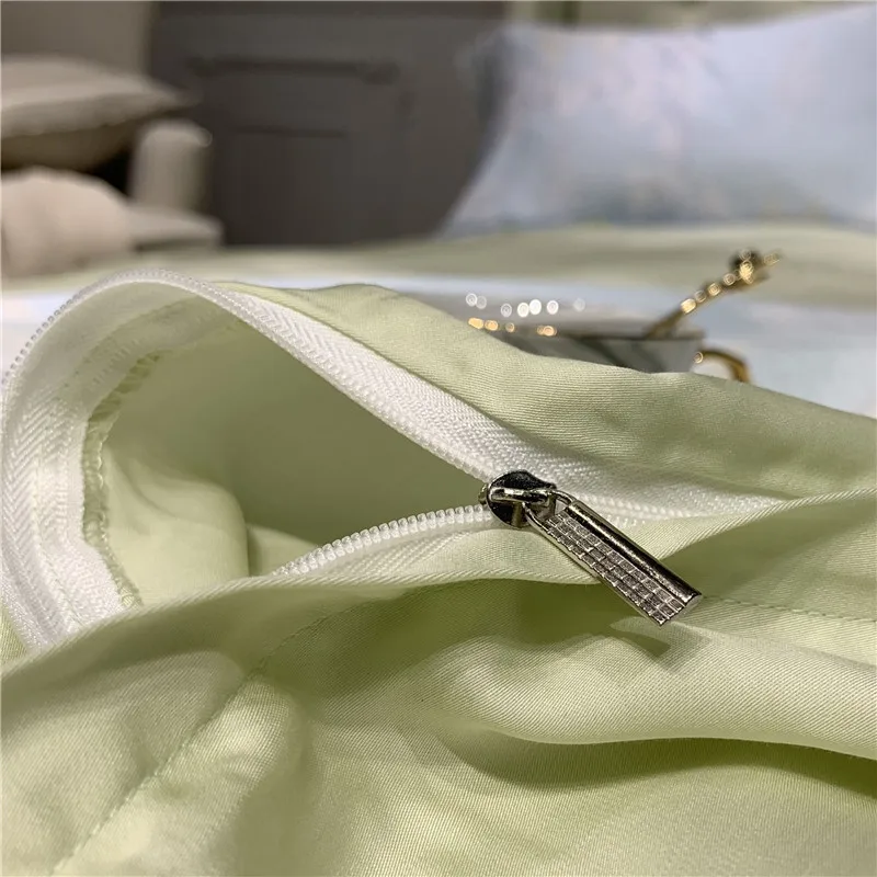 Летнее Европейское постельное белье наборы королевского размера tencel постельное белье пододеяльник простыня наволочки