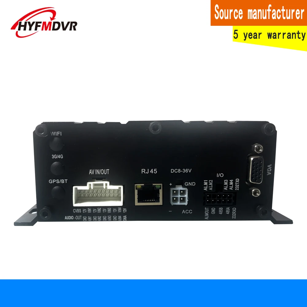 AHD 960P HD pixel H.264 4-канальный жесткий диск локальный видеомониторинг MDVR хост |