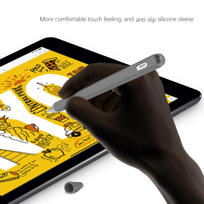 Силиконовый чехол для карандашей сенсорного стилуса планшета противоскользящий
