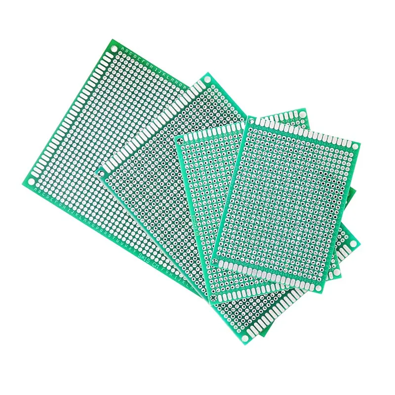 4 шт./лот 6x8 7x9 8x12 9x15 см двухсторонний Прототип PCB Diy универсальная печатная плата для Arudino обучения эксперимента пластины