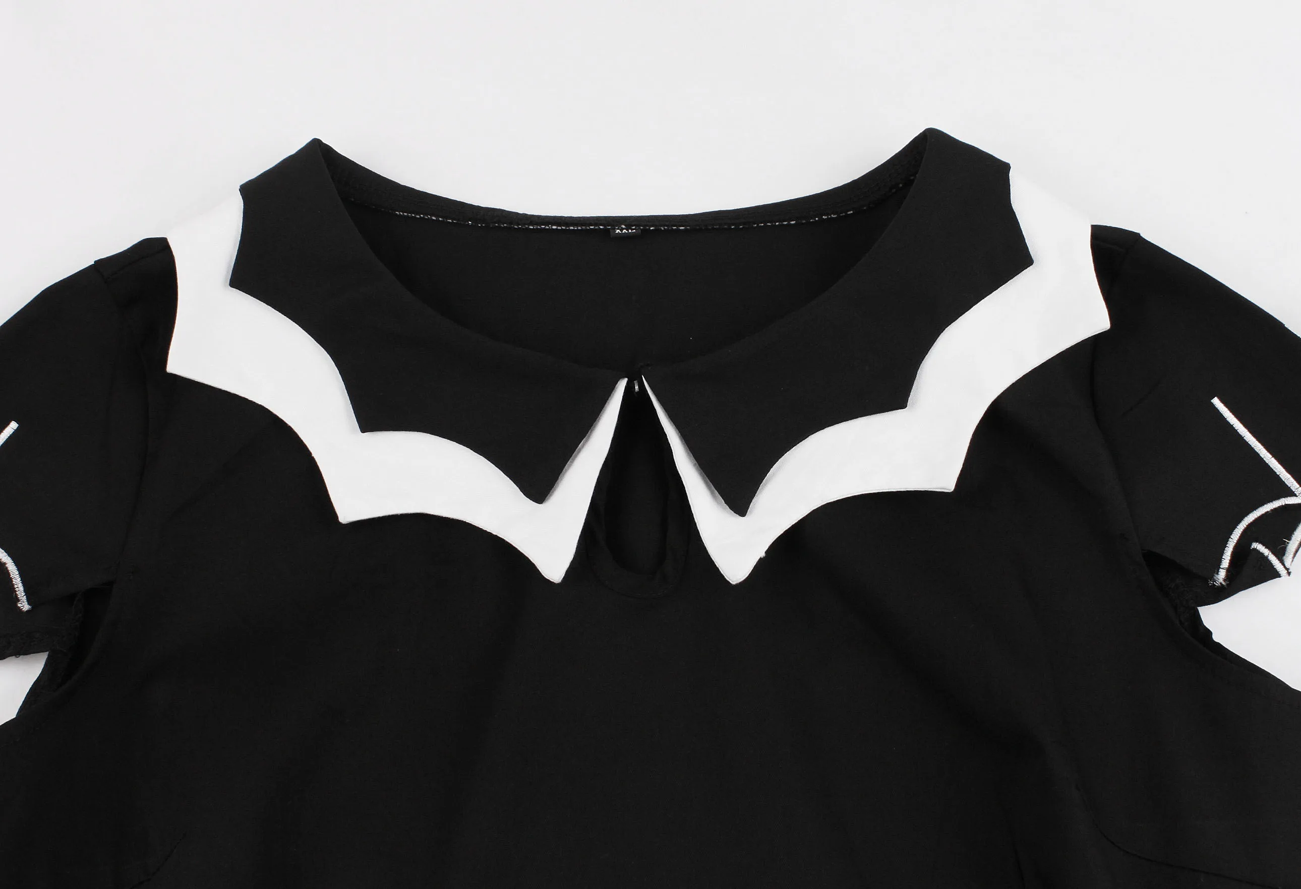 Хэллоуин 5XL 4XL размера плюс платье с вышивкой летучая мышь женские панк платья для