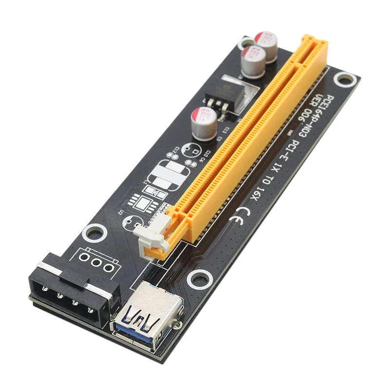 Адаптер для майнинга PCI E 16x to 1 6 шт. выделенная карта переходника + Удлинительный