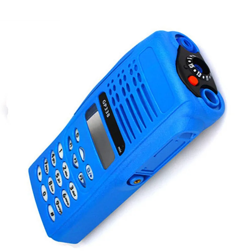 Blue Complete Radio Service Parts Front Case Housing Cover Refurb Kit for Motorola GP338 GP380 PTX760 Walike Talkie | Мобильные