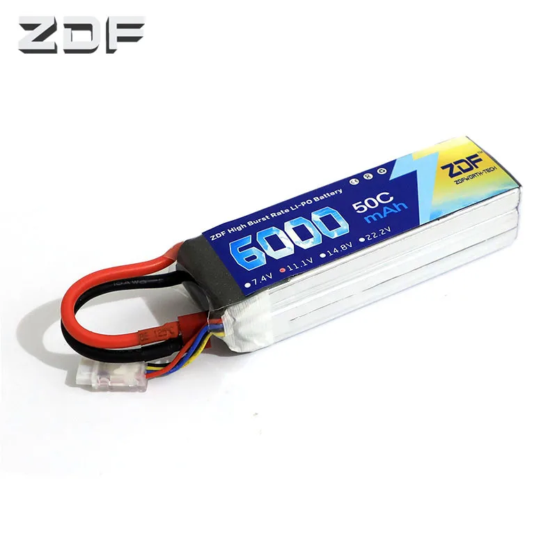ZDF 6000mah 50C 3S 11 1 v max 100C литий полимерная батарея для детской вертолета с