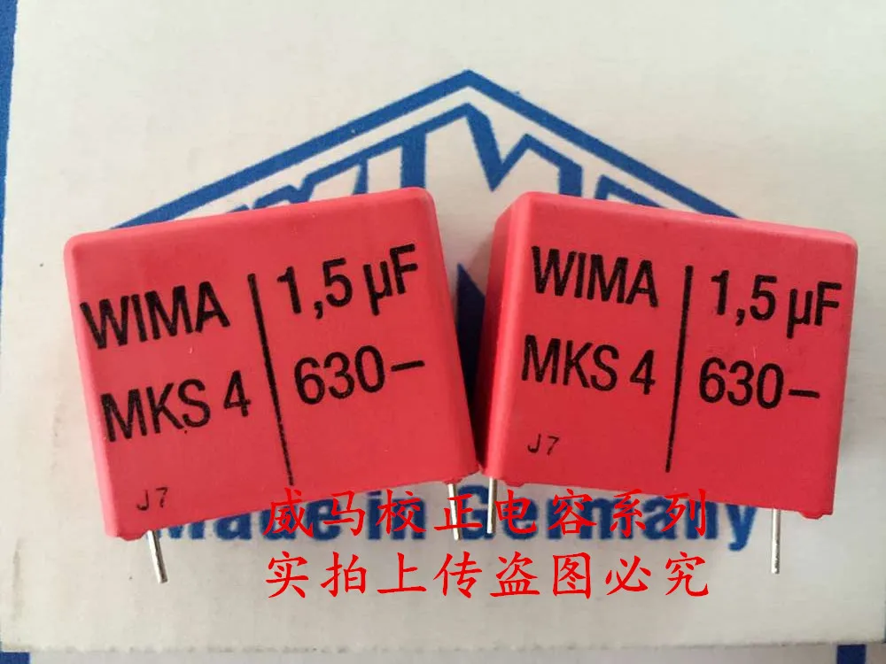 2020 горячая распродажа 10 шт/20 штук Германия WIMA MKS4 630V 1 5 мкФ 155 1U5 P: 27 мм аудио