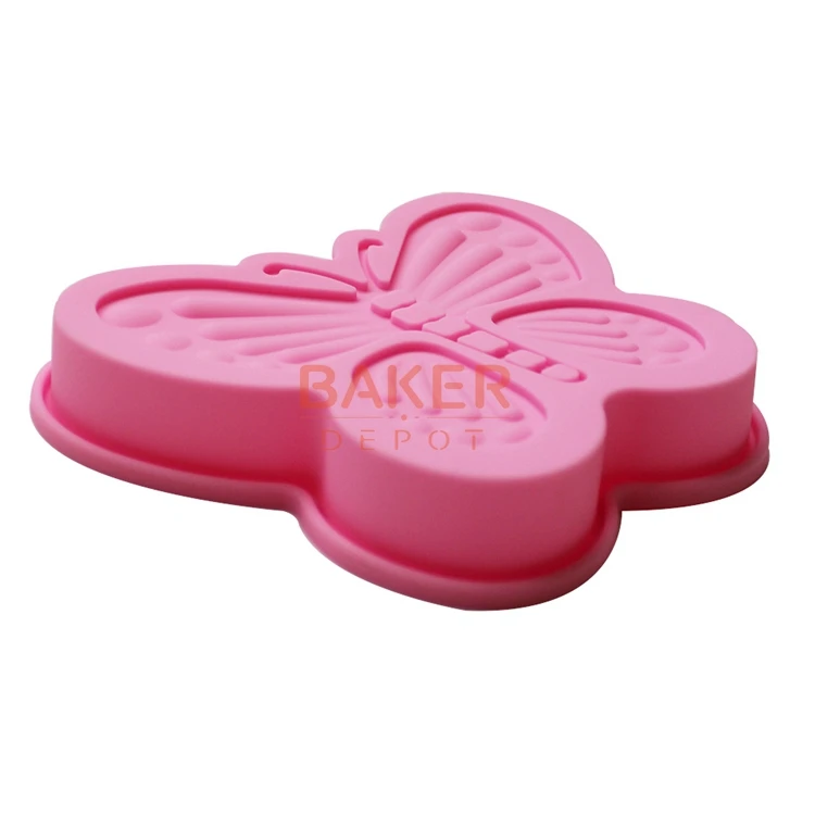 BAKER DEPOT силиконовые формы для торта Форма для желе, пудинга одна бабочка хлеб ручной работы кондитерские формы для торта DIY формы для выпечки