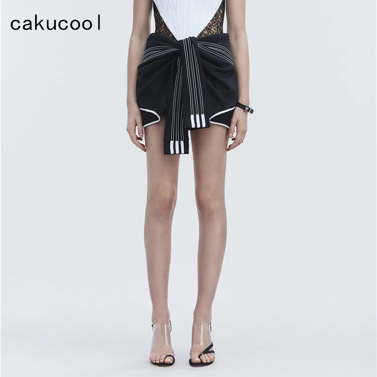 Cakucool Новый Для женщин взлетно посадочной полосы Дизайн юбка сезон: весна–лето