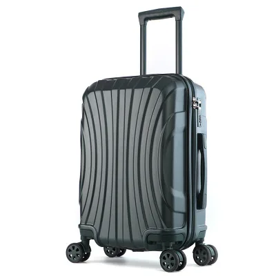 polish green zipper Новые дорожные чемоданы с алюминиевой рамой viagem com rodinhas багаж на колесиках - Цвет: polish green zipper